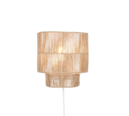 Trio Lighting Trio SATNA wandlamp | E27 Fitting | bruin | 24,5 x 14 cm | IP20 | excl. 1x E27 | max. 25W