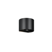 Trio GENIE LED wall light | black | IP20