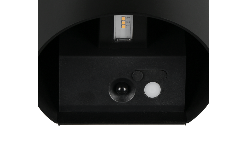 Trio Lighting Trio GENIE wandlamp | LED | mat zwart | 14 x 10 cm | IP44 | 2x 1W | 150 lm | 3000K