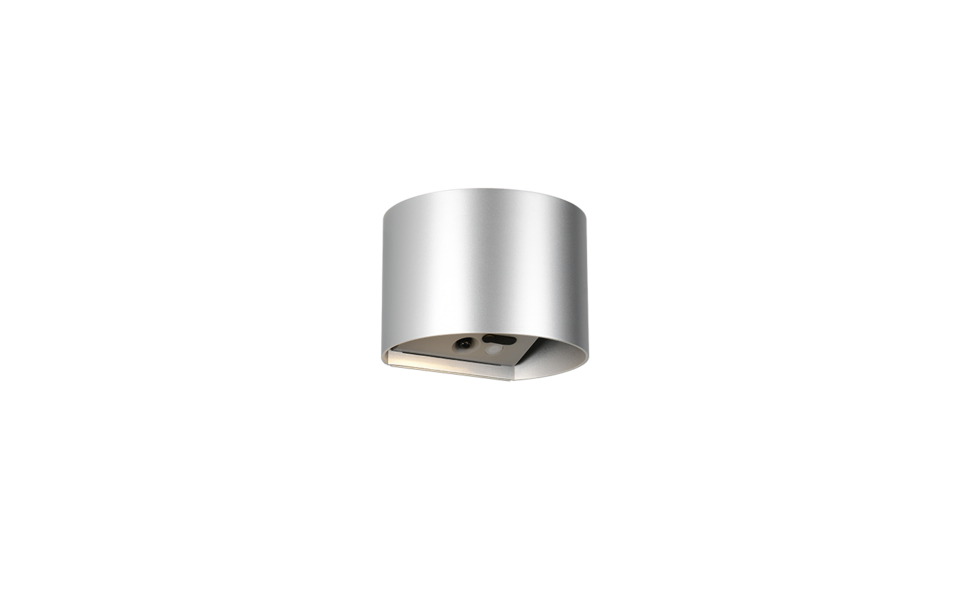 Trio Lighting Trio GENIE LED wall light | 2x 1W 150 lm 3000K | titanium | IP20 | 10 cm