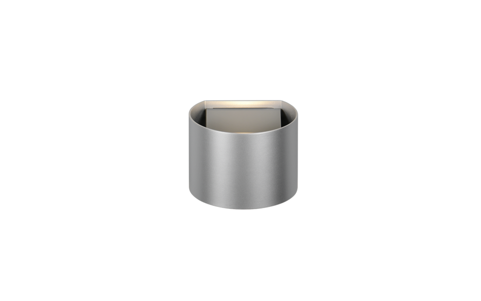 Trio Lighting Trio GENIE LED wall light | 2x 1W 150 lm 3000K | titanium | IP20 | 10 cm