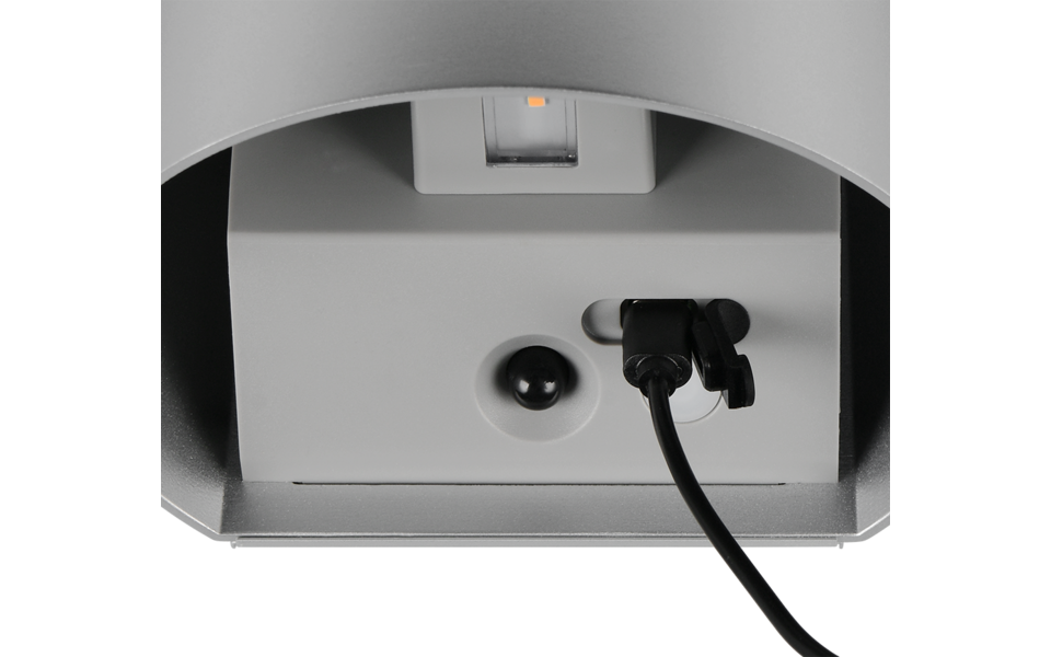 Trio Lighting Trio GENIE wandlamp | LED | titaan | 14 x 10 cm | IP44 | 2x 1W | 150 lm | 3000K