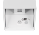 Trio Lighting Trio GENIE wandlamp | LED | wit mat | 10 x 10 cm | IP44 | 2x 1W | 150 lm | 3000K
