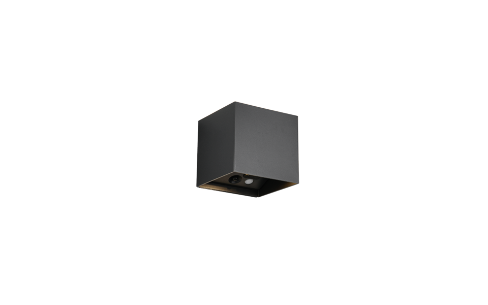 Trio Lighting Trio GENIE LED wall light | 2x 1W 150 lm 3000K | black | IP20 | 10 cm