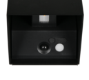 Trio Lighting Trio GENIE wandlamp | LED | mat zwart | 10 x 10 cm | IP44 | 2x 1W | 150 lm | 3000K
