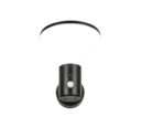 Trio Lighting Trio GORDA wandlamp | LED | mat zwart | 17,5 x 19 cm | IP44 | 1x 3,5W | 500 lm | 4000K