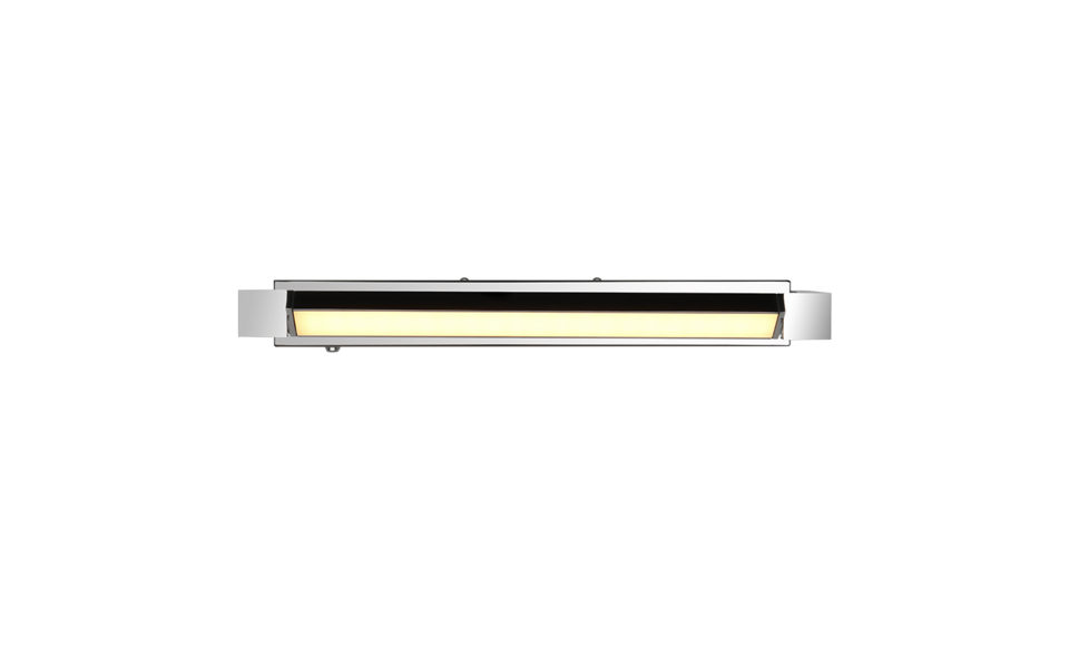 Trio Lighting Trio FABRIZIO wandlamp | LED | chroom | 50 x 6 cm | IP44 | 1x 9W | 1000 lm | 2300+3000+4000K | dimbaar Trio Lighting Trio FABRIZIO wandlamp | LED | chroom | 50 x 6 cm | IP44 | 1x 9W | 1000 lm | 2300+3000+4000K | dimbaar