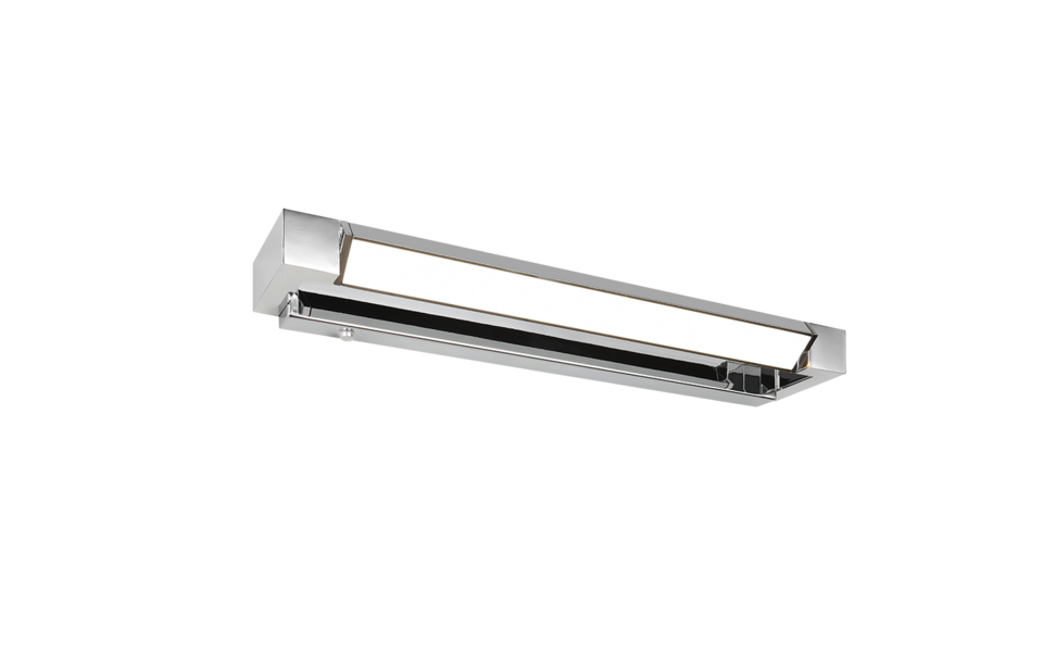 Trio Lighting Trio FABRIZIO wandlamp | LED | chroom | 50 x 6 cm | IP44 | 1x 9W | 1000 lm | 2300+3000+4000K | dimbaar Trio Lighting Trio FABRIZIO wandlamp | LED | chroom | 50 x 6 cm | IP44 | 1x 9W | 1000 lm | 2300+3000+4000K | dimbaar