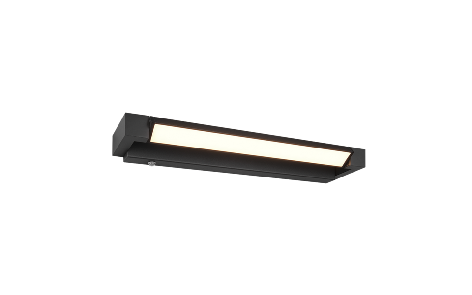Trio Lighting Trio FABRIZIO LED wall light | 1x 9W 1000 lm 4000K | black | IP20 | 6 cm