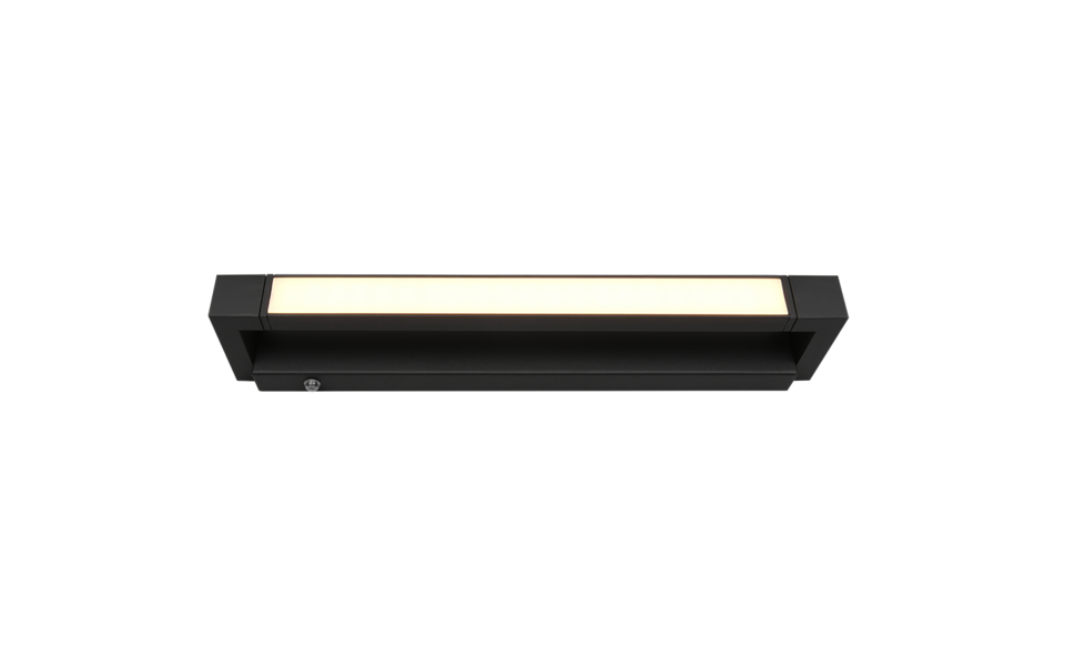 Trio Lighting Trio FABRIZIO wandlamp | LED | mat zwart | 50 x 6 cm | IP44 | 1x 9W | 1000 lm | 2300+3000+4000K | dimbaar Trio Lighting Trio FABRIZIO wandlamp | LED | mat zwart | 50 x 6 cm | IP44 | 1x 9W | 1000 lm | 2300+3000+4000K | dimbaar