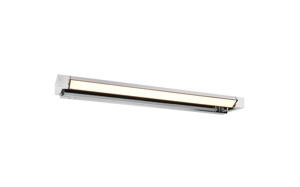 Trio Lighting Trio FABRIZIO wandlamp | LED | chroom | 80 x 6 cm | IP44 | 1x 15,5W | 1700 lm | 2300+3000+4000K | dimbaar