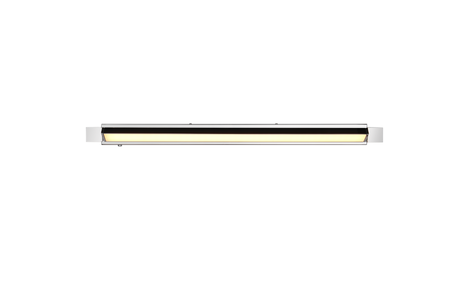 Trio Lighting Trio FABRIZIO wandlamp | LED | chroom | 80 x 6 cm | IP44 | 1x 15,5W | 1700 lm | 2300+3000+4000K | dimbaar