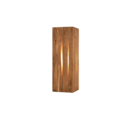 Trio Lighting Trio KARUNI wandlamp | E14 Fitting | natuurlijke afwerking | 30 x 14 cm | IP20 | excl. 1x E14 | max. 10W