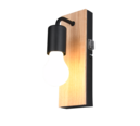 Trio Lighting Trio ARTURO wandlamp | E27 Fitting | houtkleur | 8 x 11 cm | IP44 | excl. 1x E27 | max. 10W