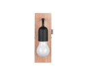 Trio Lighting Trio ARTURO wall light | 1x E27 max 40W | black | IP20 | 24 cm