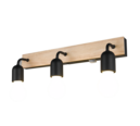 Trio Lighting Trio ARTURO wandlamp | E27 Fitting | houtkleur | 45 x 11 cm | IP44 | excl. 3x E27 | max. 10W
