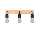 Trio Lighting Trio ARTURO wall light | 3x E27 max 40W | black | IP20 | 13 cm