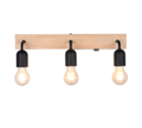 Trio Lighting Trio ARTURO wall light | 3x E27 max 40W | black | IP20 | 13 cm