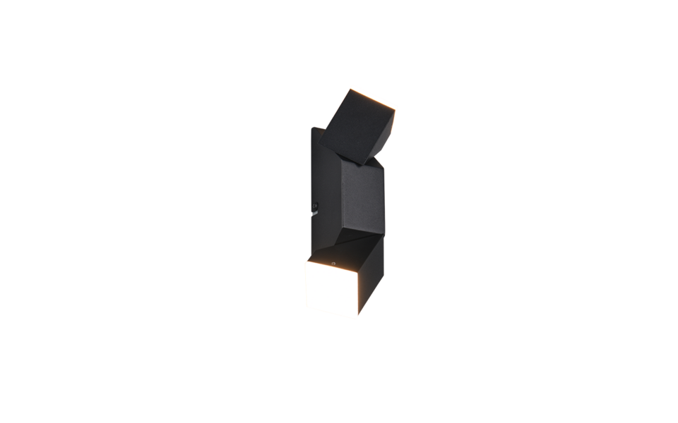 Trio Lighting Trio RAGLAN LED wall light | 2x 3W 300 lm 3000K | black | IP20 | 22 cm Trio Lighting Trio RAGLAN LED wall light | 2x 3W 300 lm 3000K | black | IP20 | 22 cm