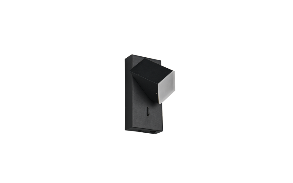 Trio Lighting Trio RAGLAN LED wall light | 1x 3W 300 lm 3000K | black | IP20 | 21 cm Trio Lighting Trio RAGLAN LED wall light | 1x 3W 300 lm 3000K | black | IP20 | 21 cm