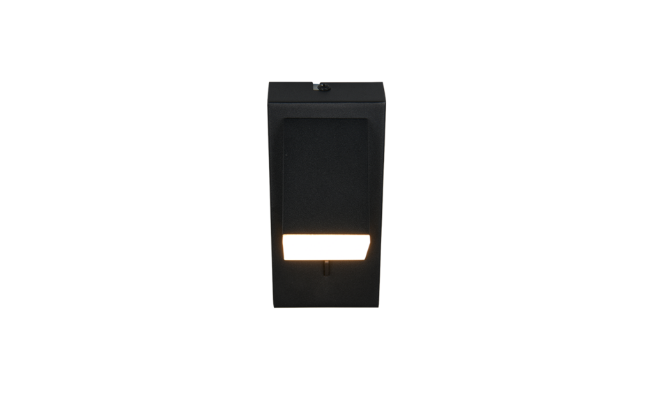 Trio Lighting Trio RAGLAN wandlamp | LED | mat zwart | 7 x 15 cm | IP20 | 1x 3,8W | 400 lm | 3000K | dimbaar