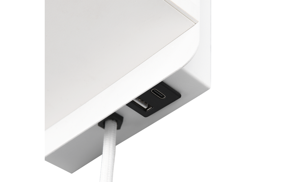 Trio Lighting Trio COMFORT wandlamp | E14 Fitting | wit mat met wit | Ø 14,5 cm | IP20 | excl. 1x E14 | max. 40W