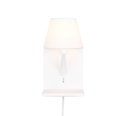 Trio Lighting Trio COMFORT wall light | 1x E14 max 40W | chrome | Ø 16 cm | IP20 | 31 cm