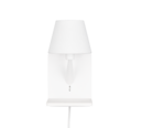 Trio Lighting Trio COMFORT wandlamp | E14 Fitting | wit mat met wit | Ø 14,5 cm | IP20 | excl. 1x E14 | max. 40W