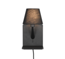 Trio Lighting Trio COMFORT wall light | 1x E14 max 40W | black | Ø 16 cm | IP20 | 31 cm