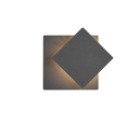 Trio Lighting Trio MIO wandlamp | LED | mat zwart | 18 x 18 cm | IP20 | 1x 6W | 560 lm | 3000K | niet dimbaar