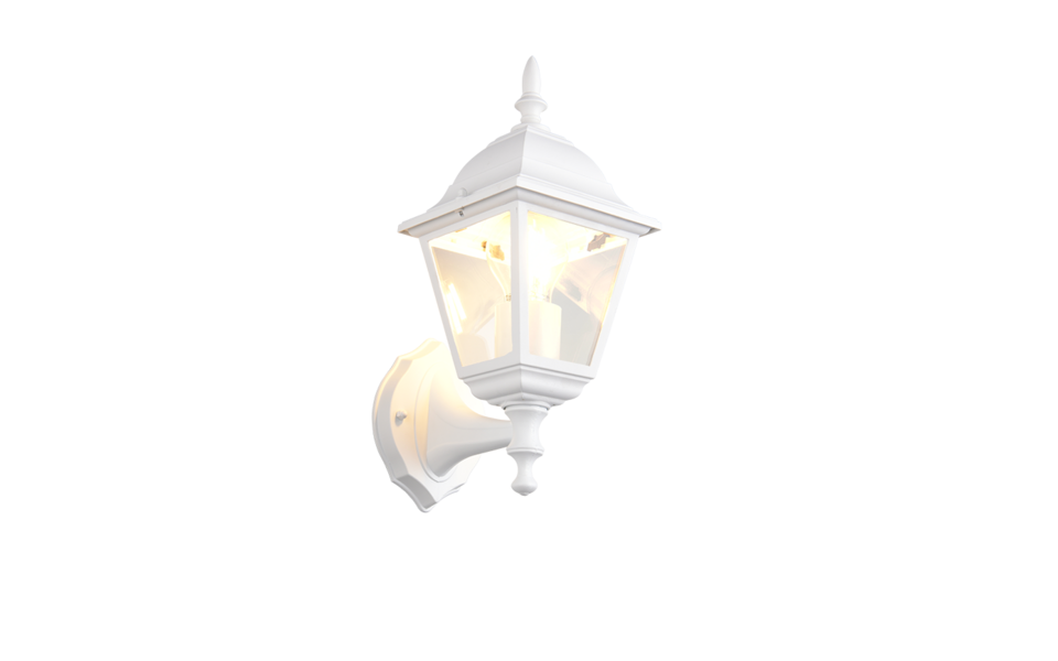 Trio Lighting Trio LIVENZA wandlamp | E27 Fitting | wit mat | 14 x 19 cm | IP44 | excl. 1x E27 | max. 60W