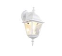 Trio Lighting Trio LIVENZA wandlamp | E27 Fitting | wit mat met transparant | 14 x 19 cm | IP44 | excl. 1x E27 | max. 60W
