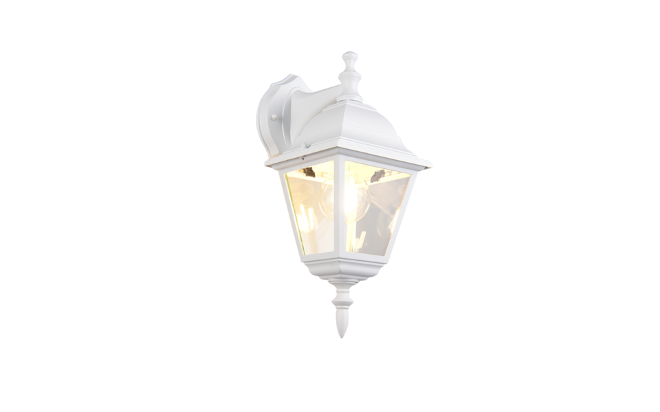 Trio Lighting Trio LIVENZA wandlamp | E27 Fitting | wit mat met transparant | 14 x 19 cm | IP44 | excl. 1x E27 | max. 60W Trio Lighting Trio LIVENZA wandlamp | E27 Fitting | wit mat met transparant | 14 x 19 cm | IP44 | excl. 1x E27 | max. 60W