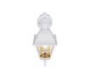 Trio Lighting Trio LIVENZA wandlamp | E27 Fitting | wit mat met transparant | 14 x 19 cm | IP44 | excl. 1x E27 | max. 60W