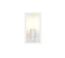 Trio Lighting Trio GARONNE wandlamp | E27 Fitting | wit mat met transparant | 14 x 26 cm | IP44 | excl. 1x E27 | max. 60W