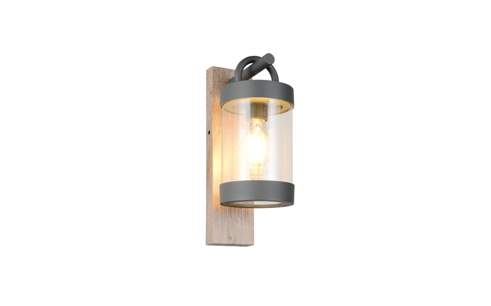 Trio Lighting Trio SAMBESI wandlamp | E27 Fitting | houtimitatie | 12,5 x 33 cm | IP44 | excl. 1x E27 | max. 28W Trio Lighting Trio SAMBESI wandlamp | E27 Fitting | houtimitatie | 12,5 x 33 cm | IP44 | excl. 1x E27 | max. 28W
