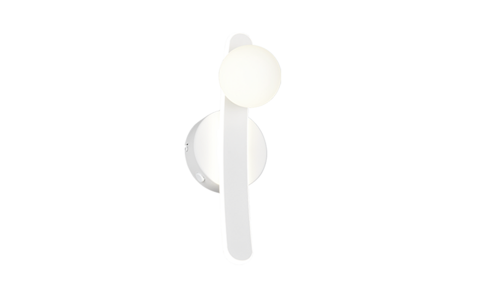 Trio Lighting Trio NAPOLI wandlamp | LED | wit mat | 12 x 14,5 cm | IP20 | 1x 11W | 1200 lm | 2300+3000+4000K | dimbaar Trio Lighting Trio NAPOLI wandlamp | LED | wit mat | 12 x 14,5 cm | IP20 | 1x 11W | 1200 lm | 2300+3000+4000K | dimbaar