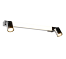Trio Lighting Trio ENRICO wandlamp | LED | chroom | 60 x 6 cm | IP44 | 1x 6,5W | 620 lm | 2300+3000+4000K | dimbaar