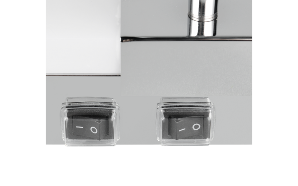 Trio Lighting Trio ENRICO wandlamp | LED | chroom | 60 x 6 cm | IP44 | 1x 6,5W | 620 lm | 2300+3000+4000K | dimbaar Trio Lighting Trio ENRICO wandlamp | LED | chroom | 60 x 6 cm | IP44 | 1x 6,5W | 620 lm | 2300+3000+4000K | dimbaar