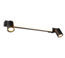 Trio Lighting Trio ENRICO LED wall light | 1x 6W 600 lm 4000K | black | IP20 | 18 cm
