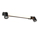 Trio Lighting Trio ENRICO LED wall light | 1x 6W 600 lm 4000K | black | IP20 | 18 cm