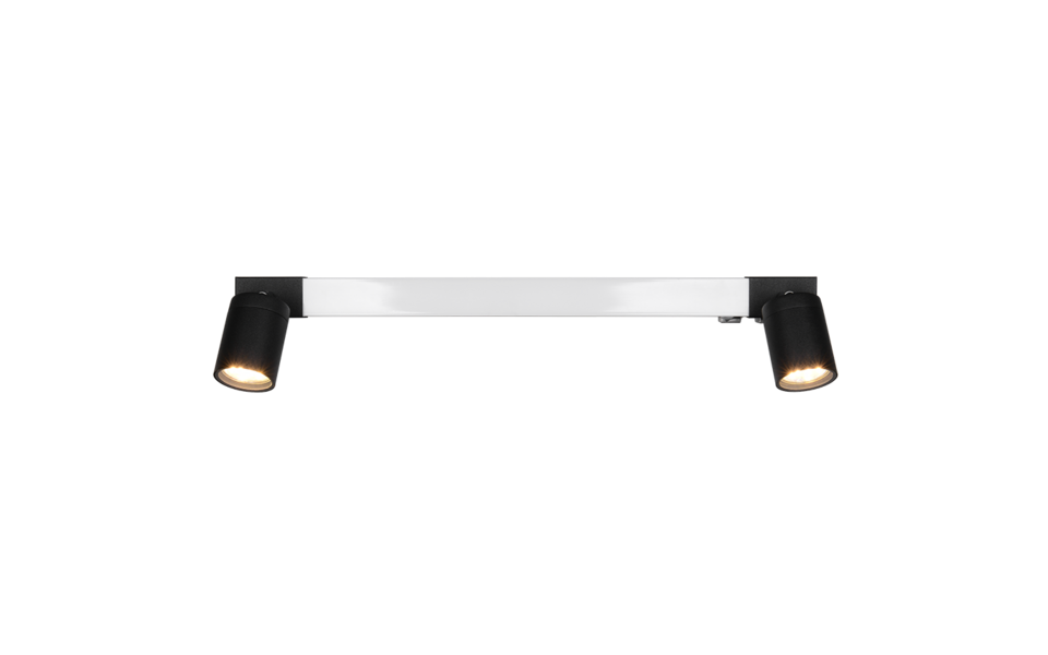 Trio Lighting Trio ENRICO LED wall light | 1x 6W 600 lm 4000K | black | IP20 | 18 cm