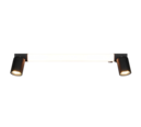 Trio Lighting Trio ENRICO wandlamp | LED | mat zwart | 60 x 6 cm | IP44 | 1x 6,5W | 620 lm | 2300+3000+4000K | dimbaar