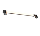 Trio Lighting Trio ENRICO LED wall light | 1x 10W 1000 lm 4000K | black | IP20 | 18 cm