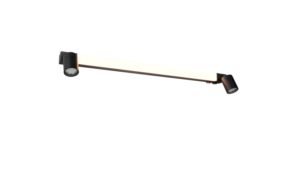 Trio Lighting Trio ENRICO LED wall light | 1x 10W 1000 lm 4000K | black | IP20 | 18 cm Trio Lighting Trio ENRICO LED wall light | 1x 10W 1000 lm 4000K | black | IP20 | 18 cm