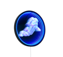 Trio Lighting Trio DUKE wandlamp | LED | mat zwart | Ø 40 cm | IP20 | 1x 6,5W | 650 lm | 6500K | dimbaar