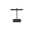 Trio Lighting Trio CURTIS wandlamp | LED | mat zwart | 18 x 35 cm | IP20 | 1x 4W | 430 lm | 3000K | dimbaar