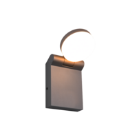 Trio ADOUR wandlamp | LED | antraciet | 10x19 cm | uitv. 1 Trio ADOUR wandlamp | LED | antraciet | 10x19 cm | uitv. 1