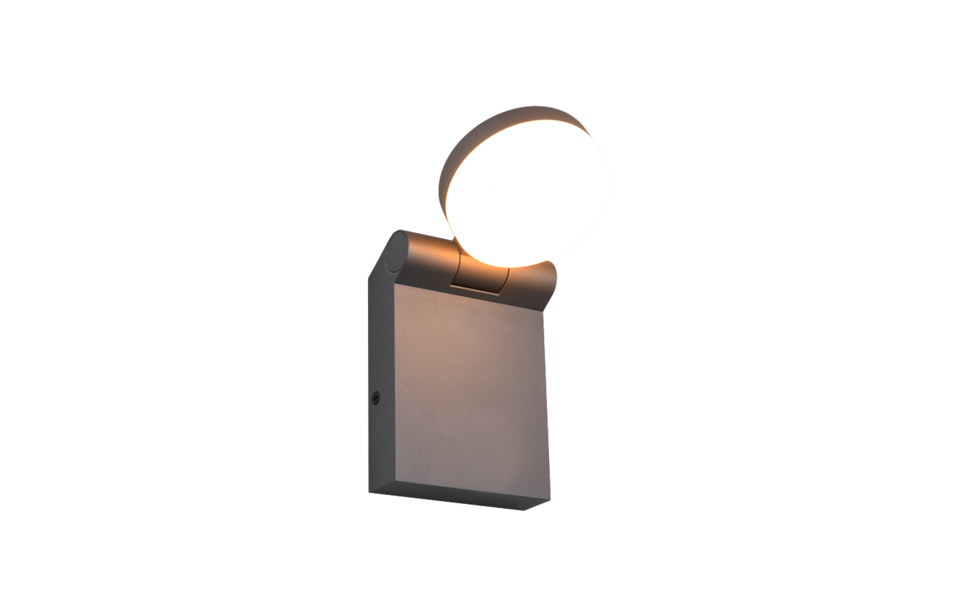 Trio Lighting Trio ADOUR wandlamp | LED | antraciet | 10 x 19 cm | IP44 | 1x 7,5W | 750 lm | 2300+3000+4000K | niet dimbaar Trio Lighting Trio ADOUR wandlamp | LED | antraciet | 10 x 19 cm | IP44 | 1x 7,5W | 750 lm | 2300+3000+4000K | niet dimbaar