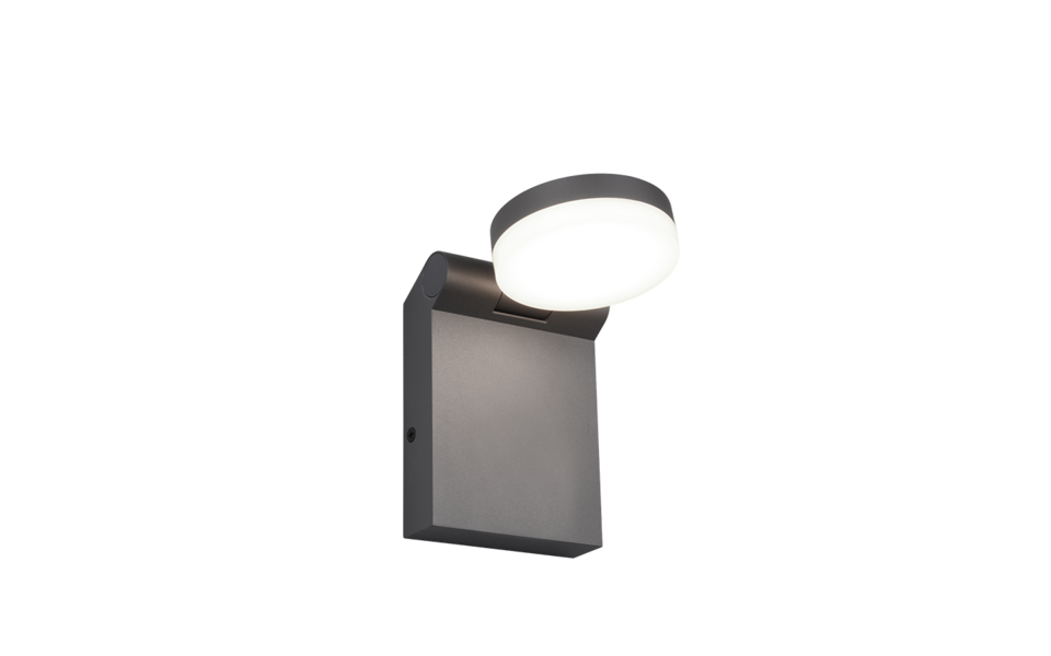 Trio Lighting Trio ADOUR wandlamp | LED | antraciet | 10 x 19 cm | IP44 | 1x 7,5W | 750 lm | 2300+3000+4000K | niet dimbaar Trio Lighting Trio ADOUR wandlamp | LED | antraciet | 10 x 19 cm | IP44 | 1x 7,5W | 750 lm | 2300+3000+4000K | niet dimbaar